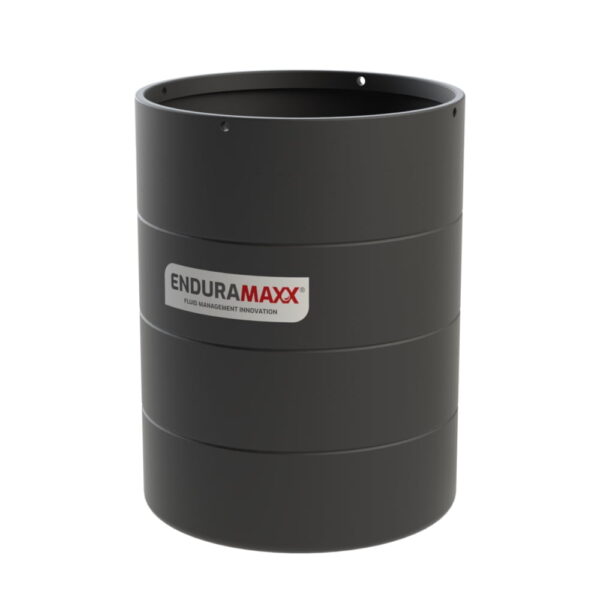 2500 Litre Vertical Open Top Tank - 1 SG - Black