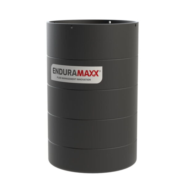 3000 Litre Vertical Open Top Tank - 1 SG - Black