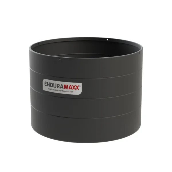 9000 Litre Vertical Open Top Tank - 1 SG - Black