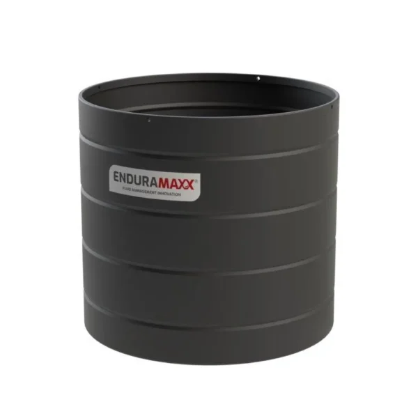 13000 Litre Vertical Open Top Tank - 1 SG - Black