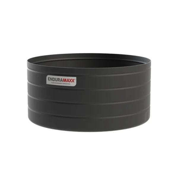 15000 Litre Vertical Open Top Tank - 1 SG - Black