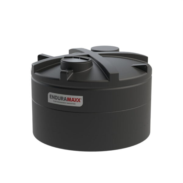 7500 Litre Non-Potable Water Tank in black with enduramaxx logo on the front