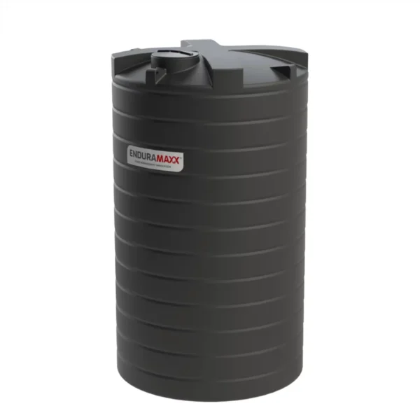 25000 Litre Vertical Tank - Black - Potable Water - 1 SG