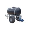 400 Litre Site Tow Bowser with D1 4ltr trough - Black Tank - Image 2