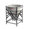 2000 Litre 60 Degree Open Top Cone Tank No Frame - Image 2