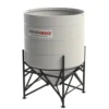 4900 Litre 45 Degree Open Top Cone Tank No Frame - Image 2