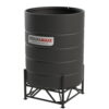 6,200 Litre 15 Degree Open Top Cone Tank with Frame - Image 3