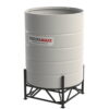 6,200 Litre 15 Degree Open Top Cone Tank with Frame - Image 2