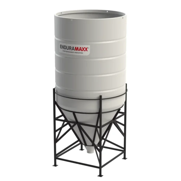 8,000 Litre 60 Degree Open Top Cone Tank No Frame