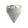 8000 Litre 60 Degree Cone Tank - Closed Top - Image 2